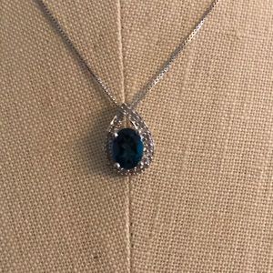Never worn Studio Barse necklace with blue pendent